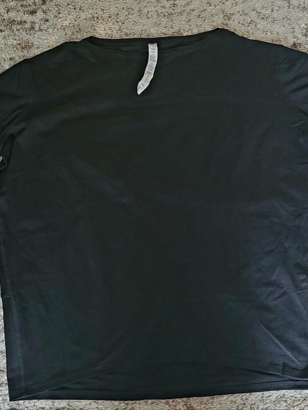 Lululemon Black Short Sleeve Training Tee | Size 6 new with no tag